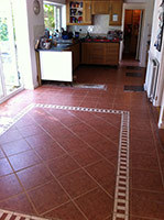 Kitchen and floor before renovation (Guildford)